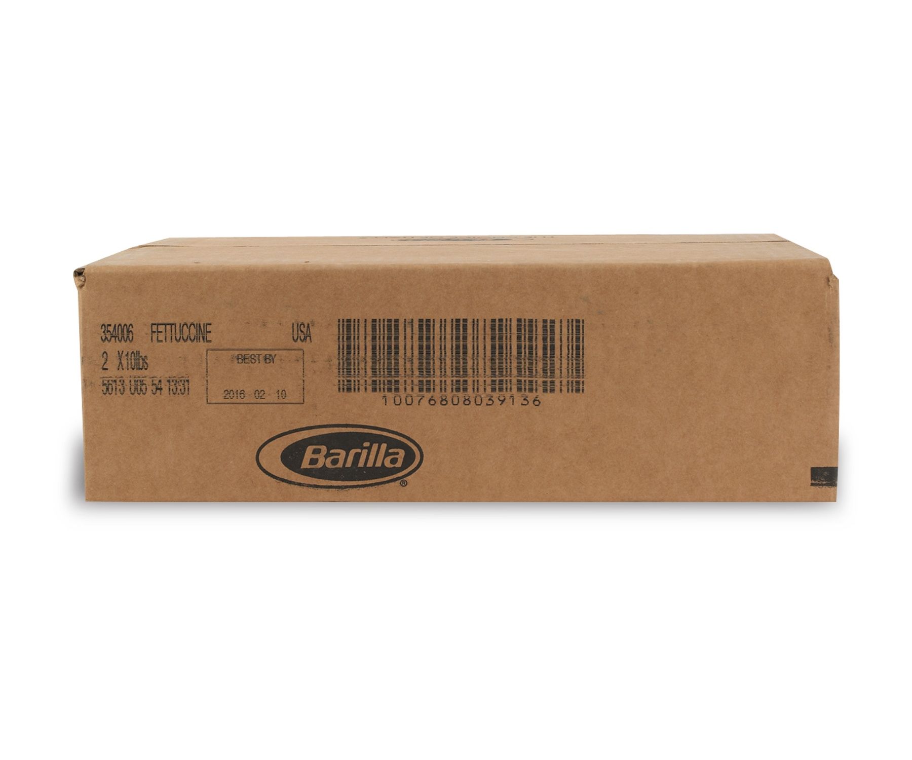 Barilla Fettuccine Pasta, 10 Pound -- 2 Per Case