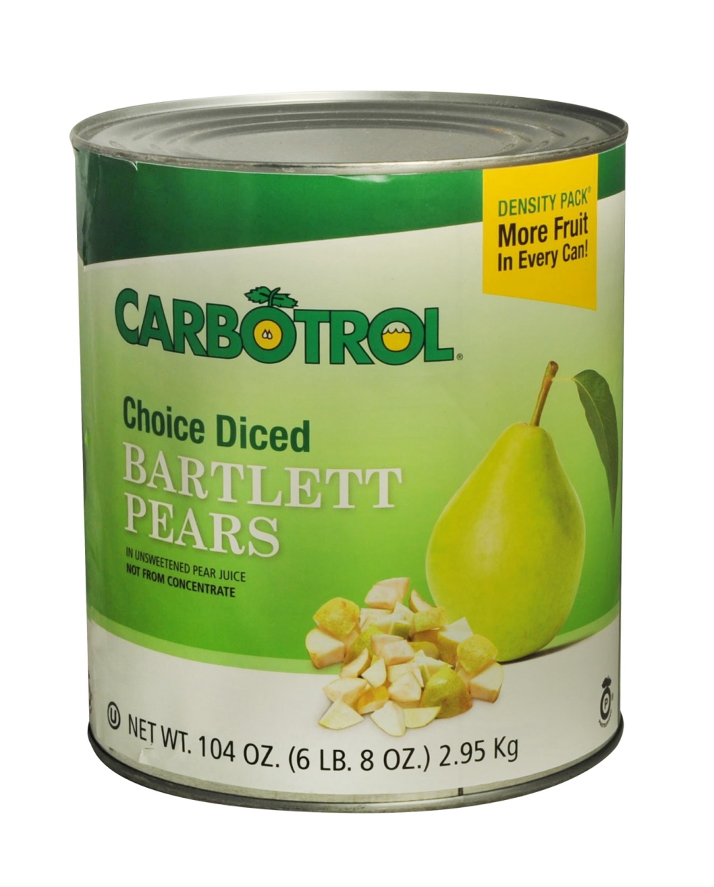 Carbotrol Diced Pear, 104 Ounce -- 6 per case