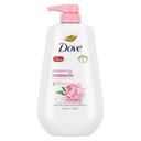 Dove Rose Oil and Peony Body Wash, 30.6 Fluid Ounce -- 3 per case