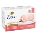 Dove Rebalancing White Peach and Rice Milk Beauty Bar Soap, 15 Ounce -- 8 per case