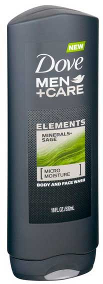 Dove Men+care Minerals Sage Body Wash, 18 Fluid Ounce -- 4 Per Case