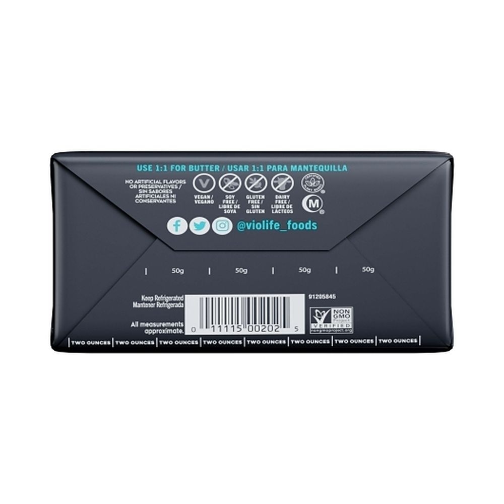 Violife Plant Based Unsalted Butter Brick, 1 Pound -- 36 per case