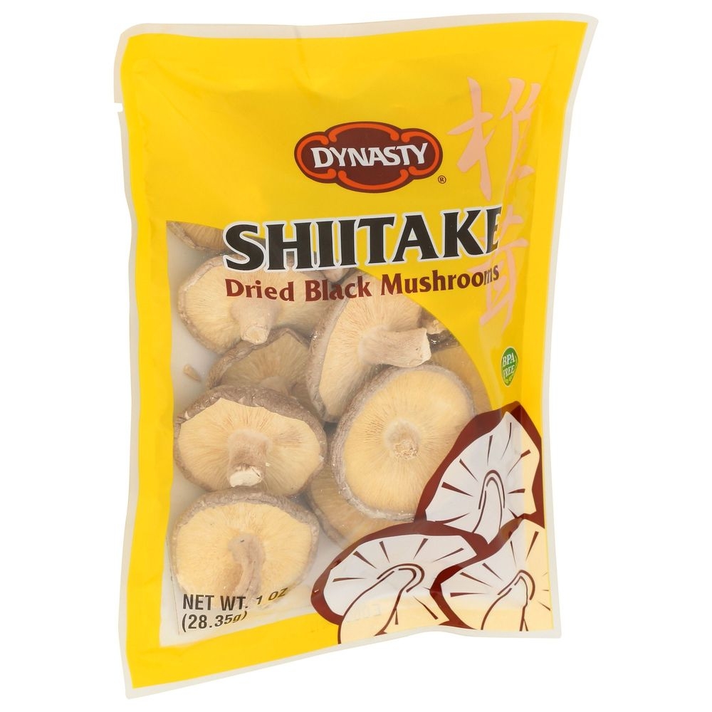Dynasty Shiitake Dried Black Mushrooms, 1 Ounce -- 12 Per Case