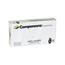 Companions Essentials Extra Large Powder Free Vinyl Gloves, 100 count -- 10 per case