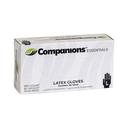 Companions Essentials Large Powdered Latex Gloves, 100 count -- 10 per case