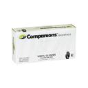 Companions Essentials Large Powder Free Vinyl Gloves, 100 count -- 10 per case