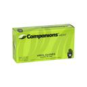 Companions Merit Medium Powdered Vinyl Gloves, 100 count -- 4 per case