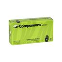 Companions Merit Extra Large Powder Free Vinyl Gloves, 100 count -- 4 per case