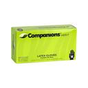 Companions Merit Medium Powdered Latex Gloves, 100 count -- 4 per case
