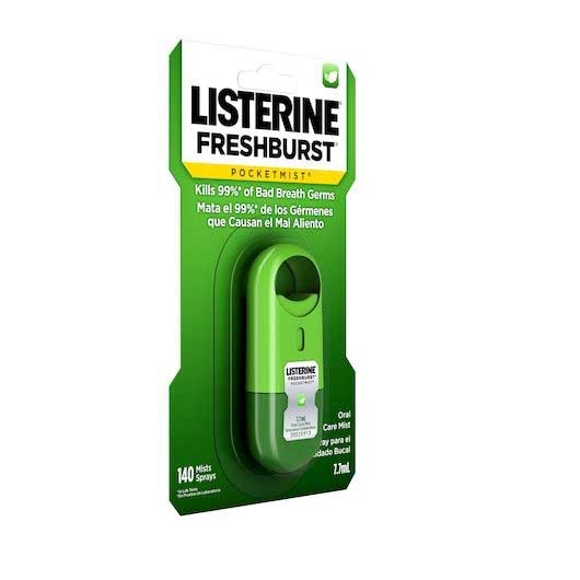 Listerine Freshburst Pocketmist Oral Care Mist Spray, 7.7 Ml -- 36 Per Case
