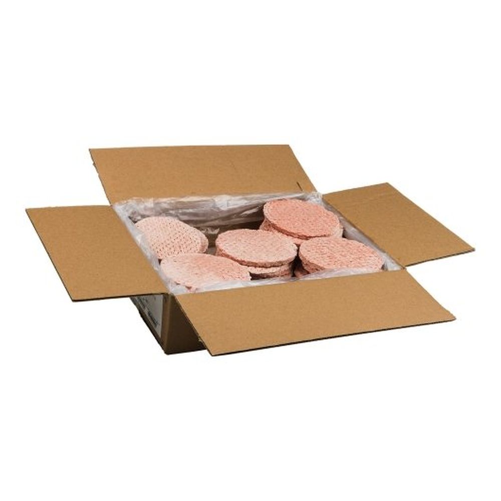 Double Red Provisions 75/25 Beef Patties, 4 Ounce -- 40 per case
