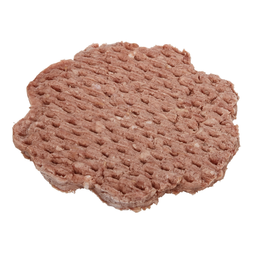 Stratos 5 1 Ground Beef Patty, 3.2 Ounce -- 75 per case.