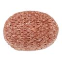 Double Red Provisions 78/22 Round Ground Beef Patty, 2.67 Ounce -- 90 per case.