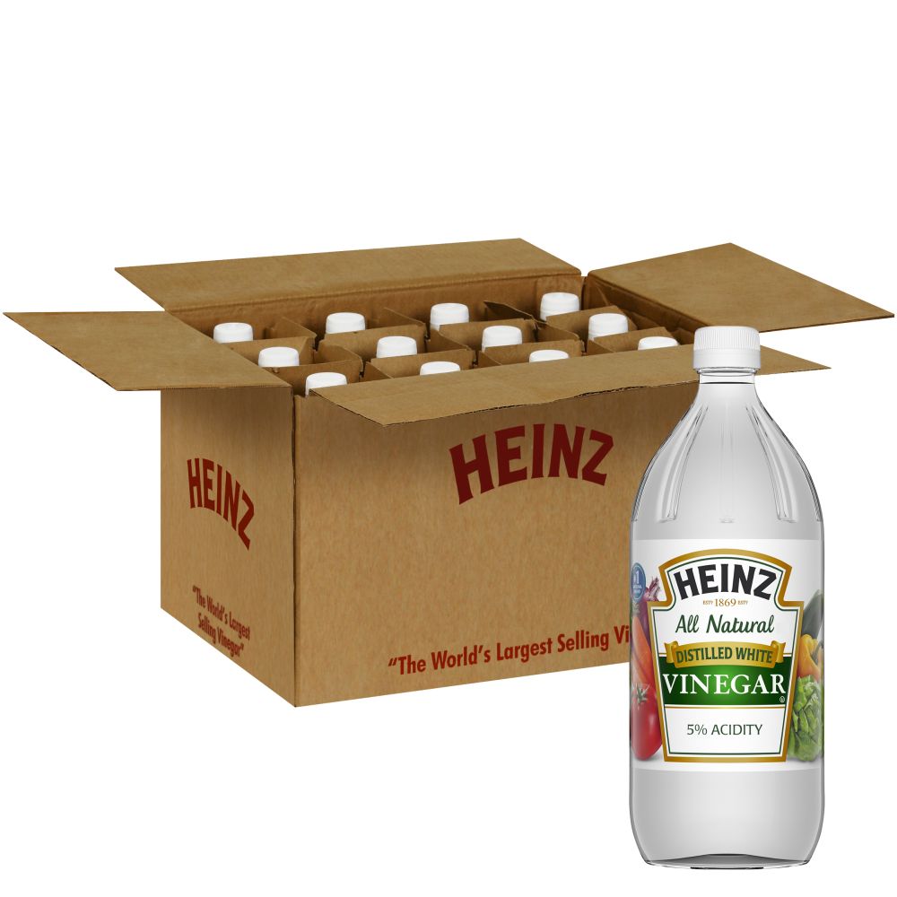 Heinz White Glass Vinegar, 32 Ounce -- 12 Per Case