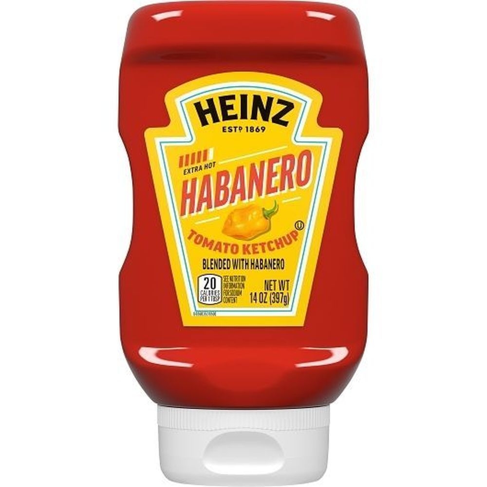 Heinz Blended with Habanero Tomato Ketchup, 14 Ounce -- 6 per case