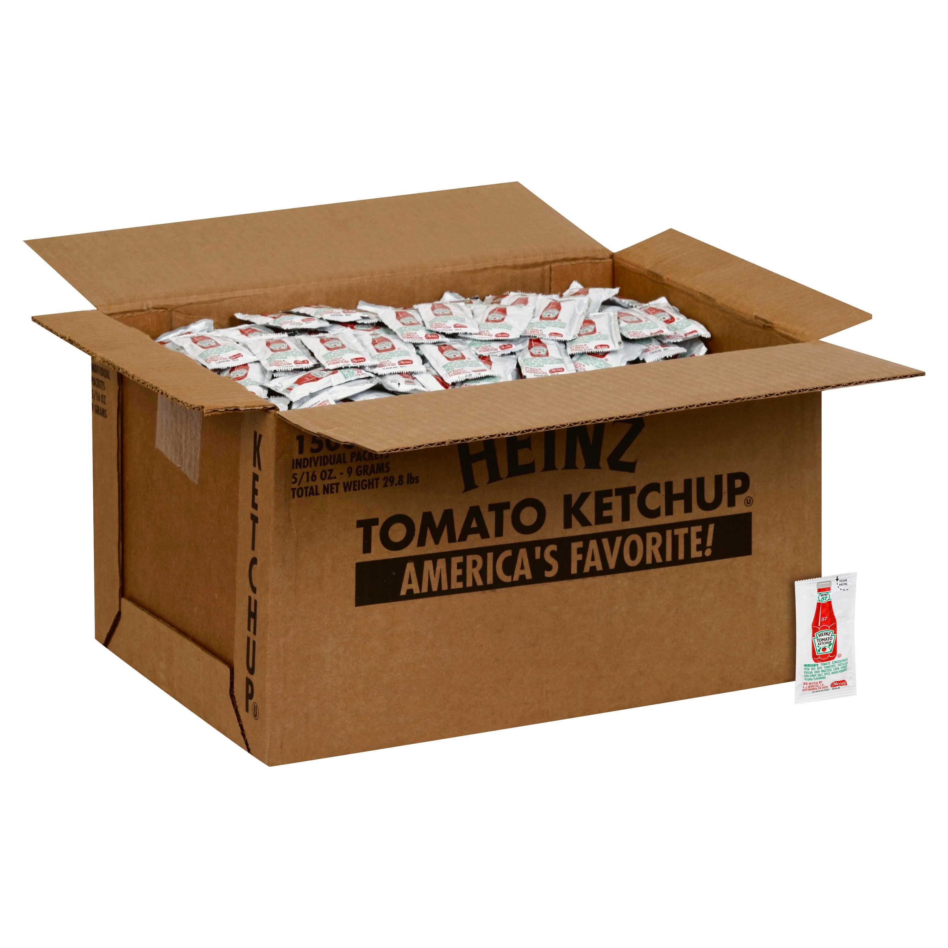 Heinz Ketchup Single Serve, 9 Gram -- 1500 per case