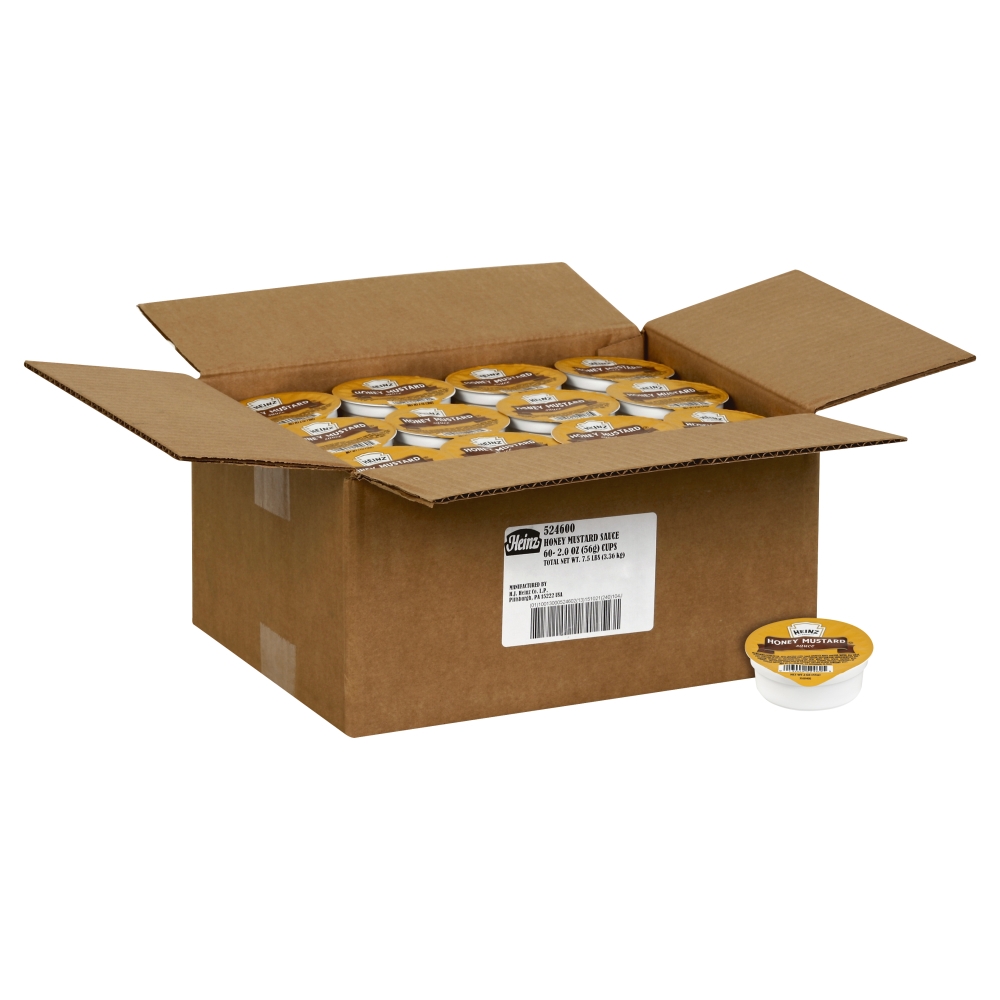Heinz Honey Mustard Dip Cup, 2 Ounce -- 60 Count
