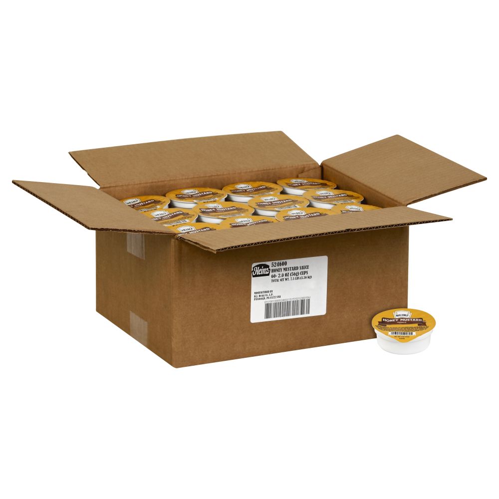 Heinz Honey Mustard Dip Cup, 2 Ounce -- 60 Per Case