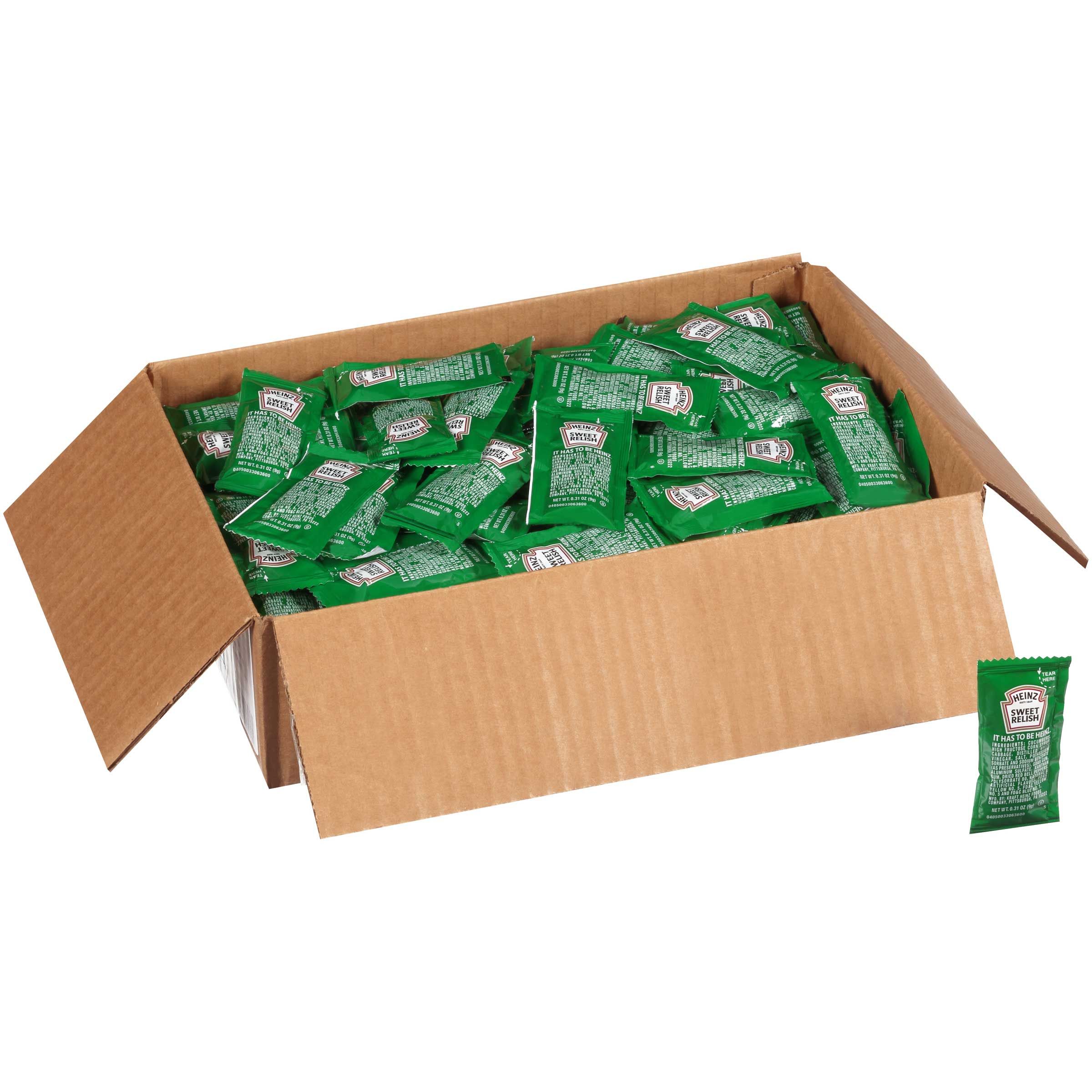 Heinz Sweet Relish Single Serve, 9 Gram -- 200 Per Case
