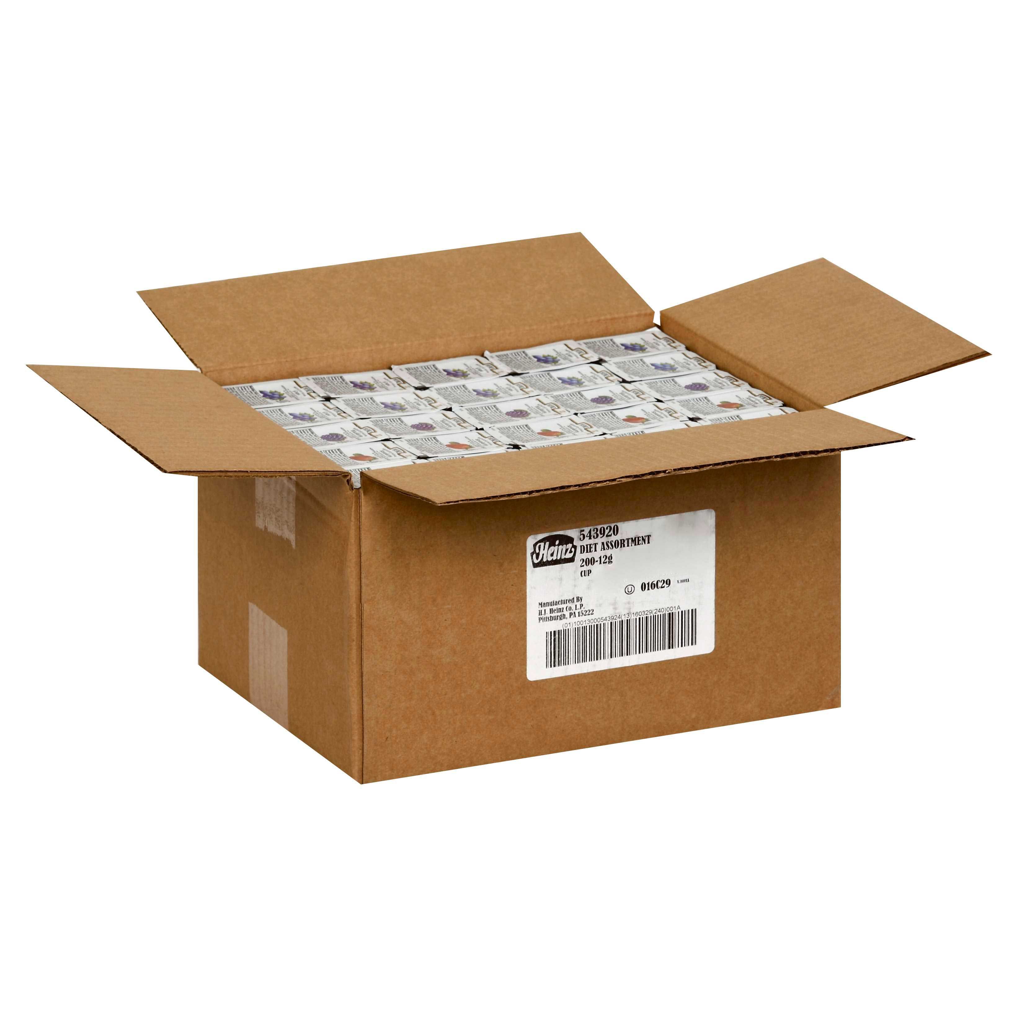 Heinz Assorted Jelly Diet Spread, 0.5 Ounce -- 200 Per Case