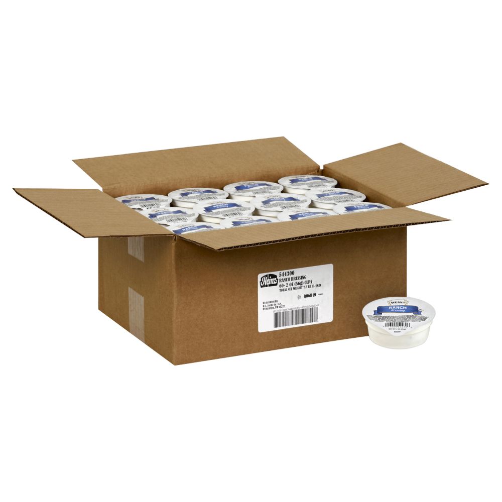 Heinz Ranch Dressing Dipping Cup, 2 Ounce -- 60 Per Case