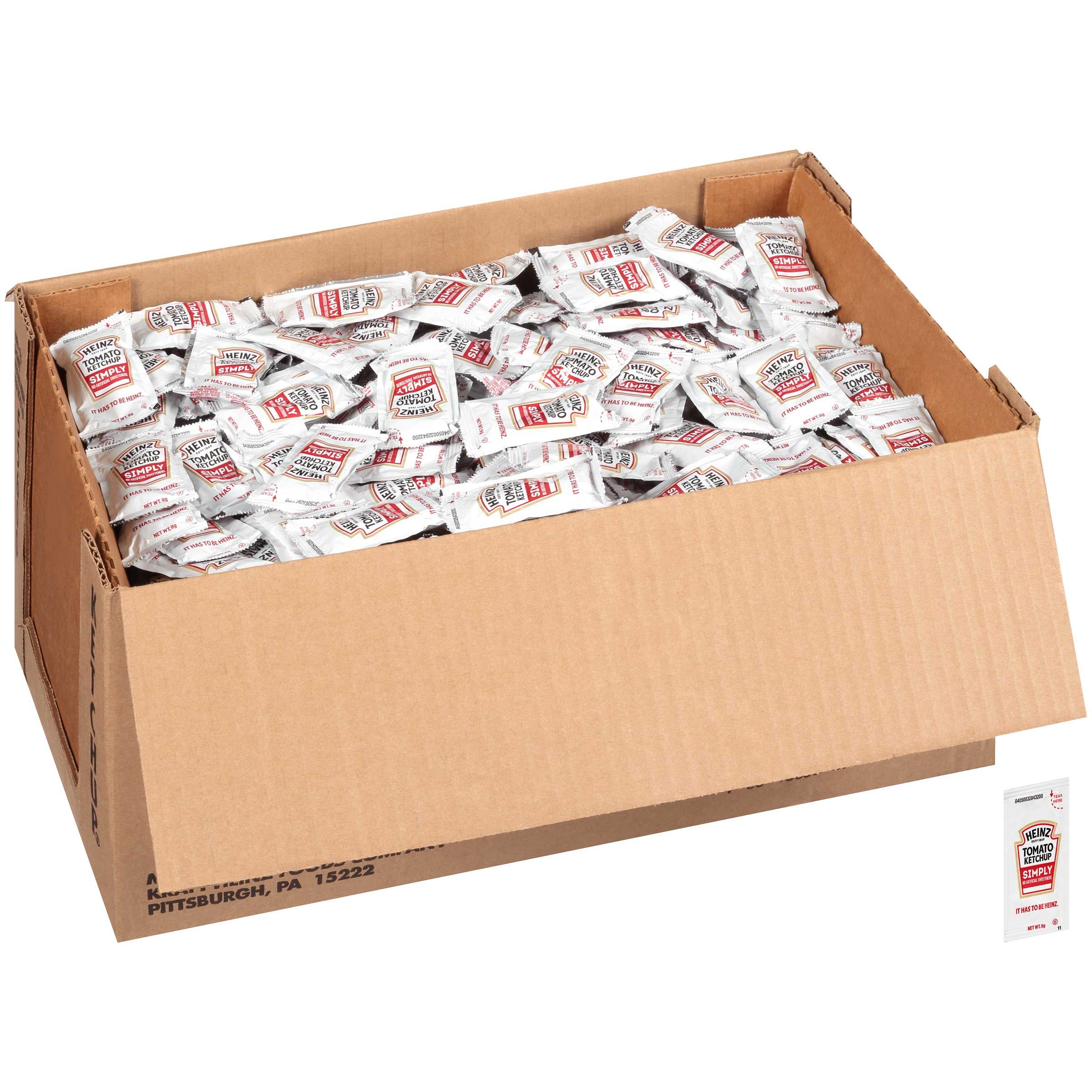 Simply Heinz Ketchup, 9 Gram -- 1000 Per Case