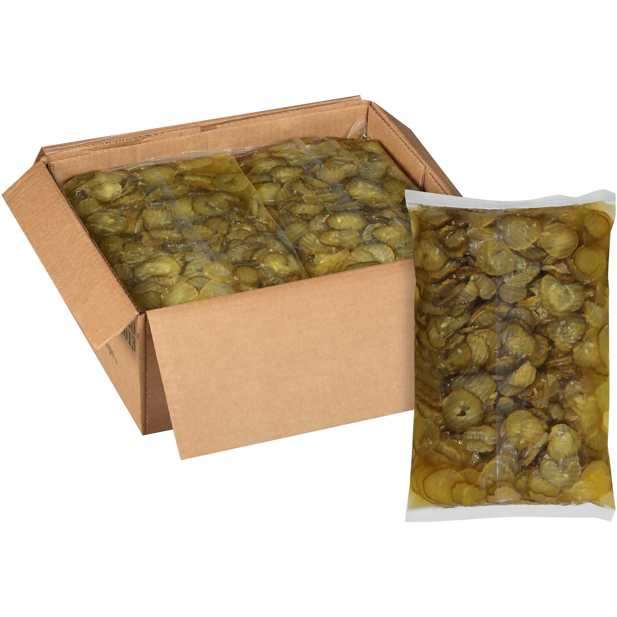 Heinz Crinkle Chip Dill Pickle Pouch, 5.75 Pound -- 6 Per Case