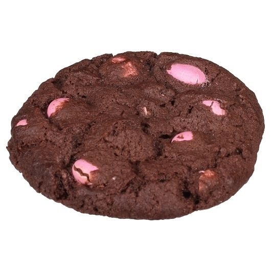 Otis Spunkmeyer Sweet Discovery Chocolate Cookie Dough with Pink Candy Gems, 1.33 Ounce -- 240 per case