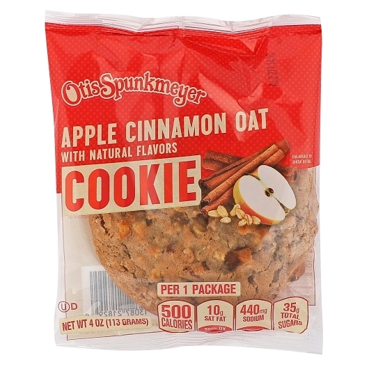 Otis Spunkmeyer Thaw and Serve Apple Cinnamon Oat Cookie, 4 Ounce -- 24 per case