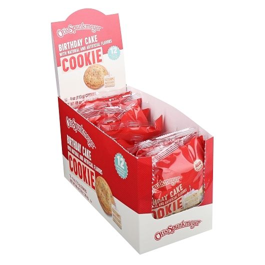 Otis Spunkmeyer Birthday Cake Cookie, 4 Ounce -- 24 Per Case