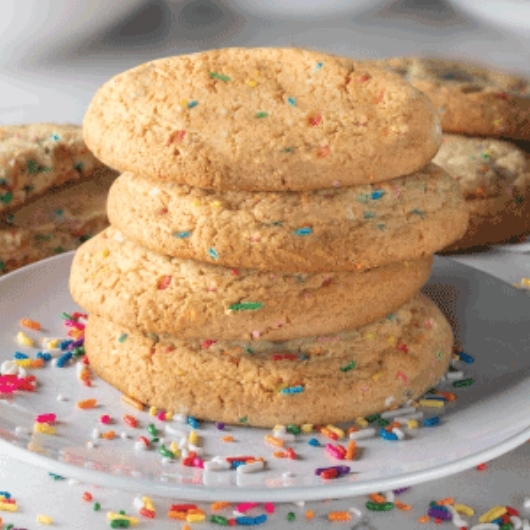 Otis Spunkmeyer Birthday Cake Cookies, 4 Ounce -- 24 per case