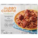 Nestle Stouffers Lean Cuisine One Dish Favorites Spaghetti with Meatball and Sauce - Entree, 9.5 Ounce -- 12 per case.