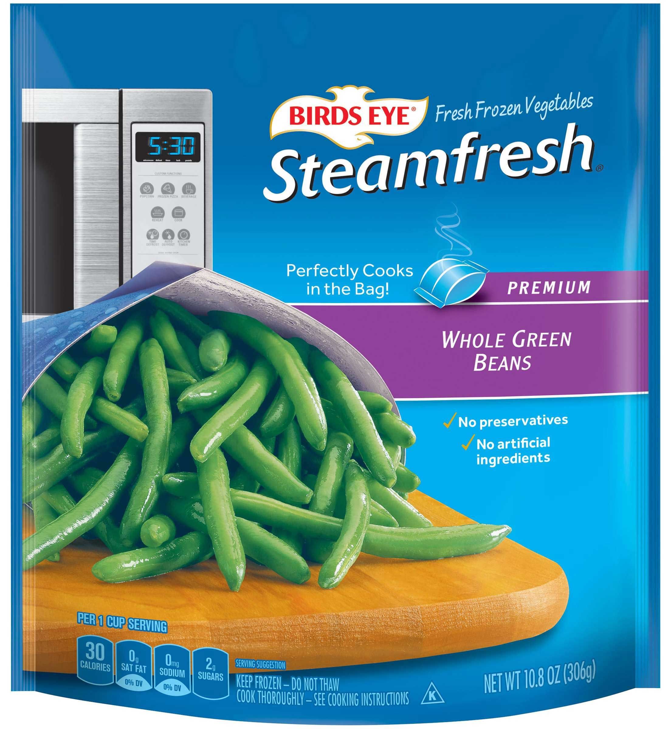 Birds Eye Steamfresh Whole Green Bean, 10.8 Ounce -- 6 Per Case