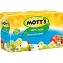 Mott's 100 Percent Apple White Grape Juice, 6.75 Ounce - 8 pack -- 4 per case