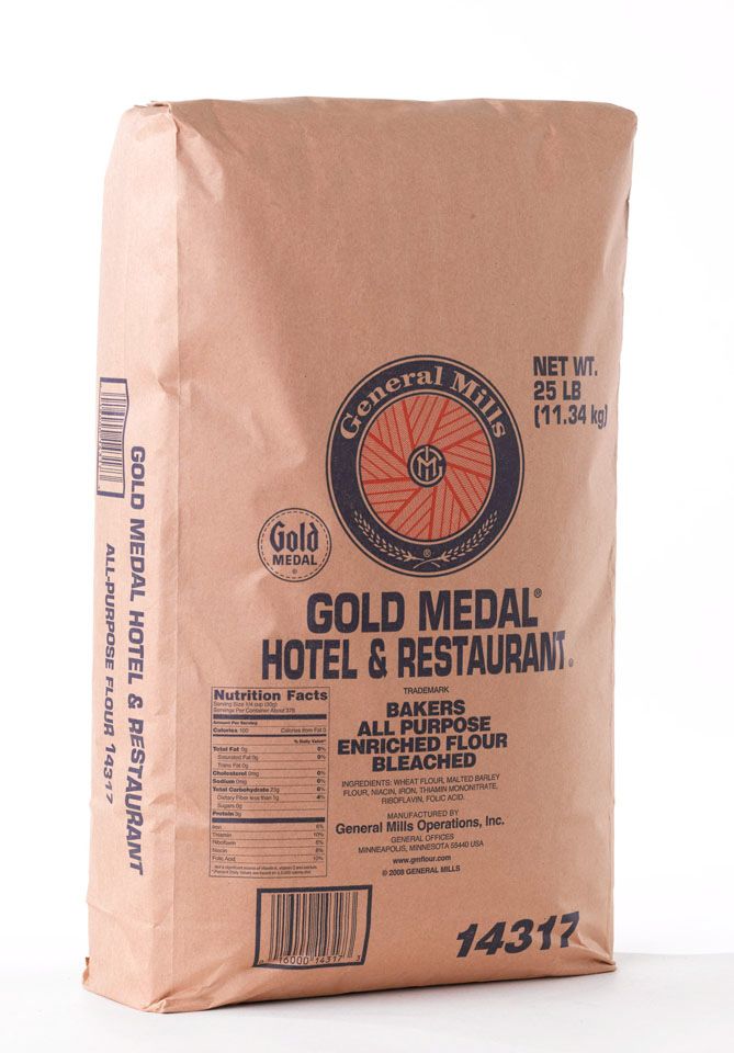Gold Medal Hotel And Restaurant Flour, 25 Pound -- 2 Per Case
