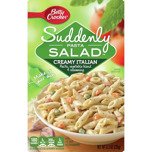 Suddenly Pasta Salad, Creamy Italian, 8.3 Ounce -- 12 Per Case