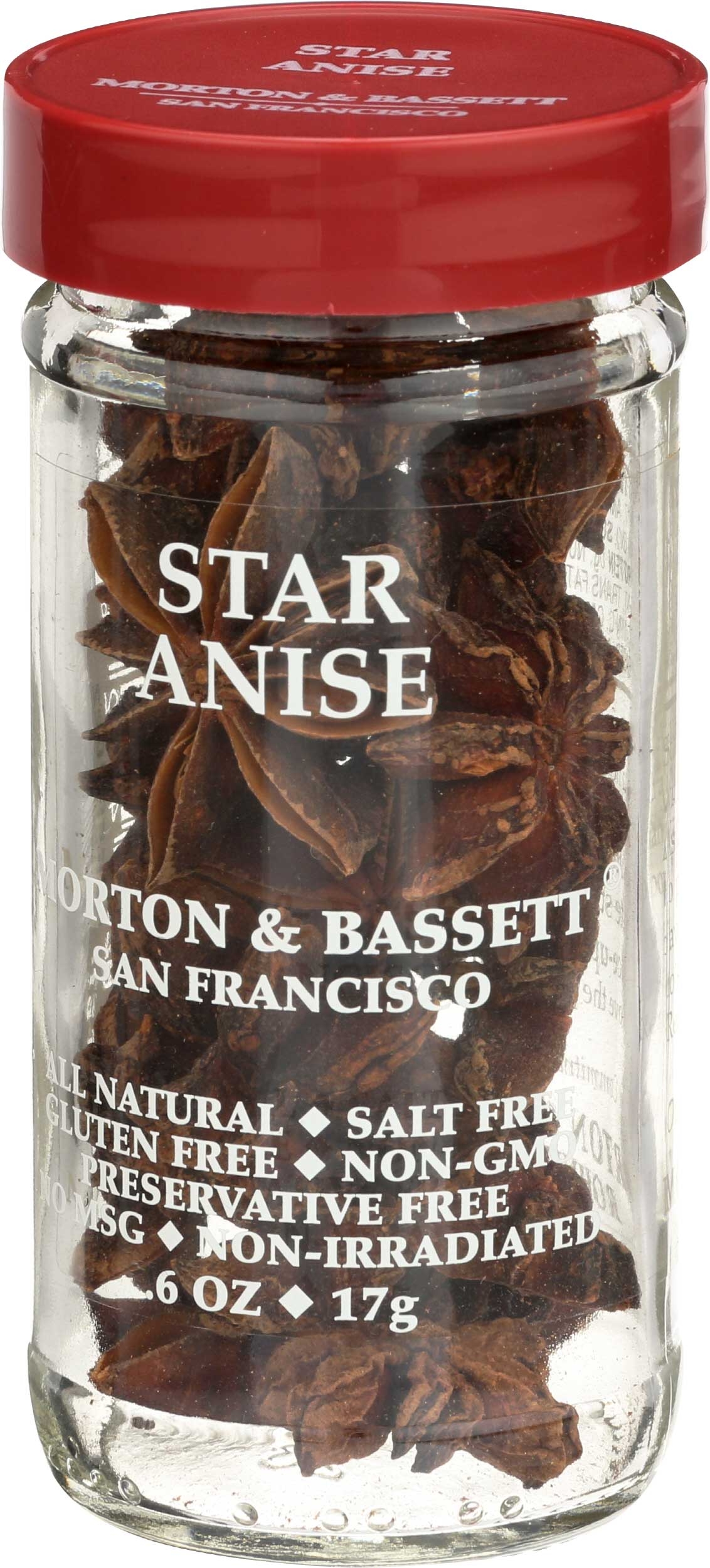 Morton and Bassett Star Anise, 0.6 Ounce -- 3 per case