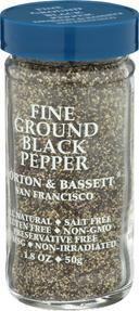 Morton and Bassett Fine Ground Black Pepper, 2 Ounce -- 3 per case
