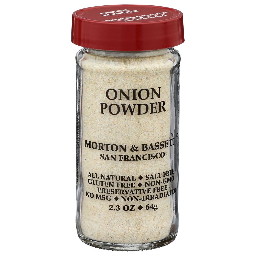 Morton and Bassett Onion Powder, 2.3 Ounce -- 3 per case