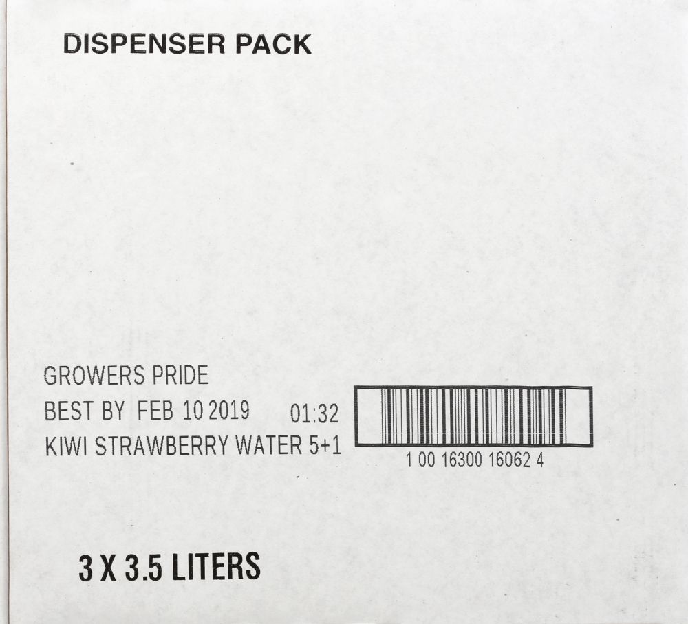Florida's Natural Grower's Pride Kiwi Strawberry Flavored Water, 3.5 Liter -- 3 Per Case