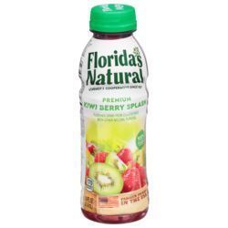 Floridas Natural Kiwi Berry Splash, 14 Fluid Ounce -- 12 per case
