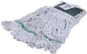 Carlisle Flo-Pac 4 Ply Cotton Medium Green Band Loop End Mop, 1 inch -- 12 per case