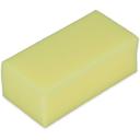 Carlisle Yellow Extra Large Foam Sponge, 8 x 4 x 2.5 inch -- 24 per case