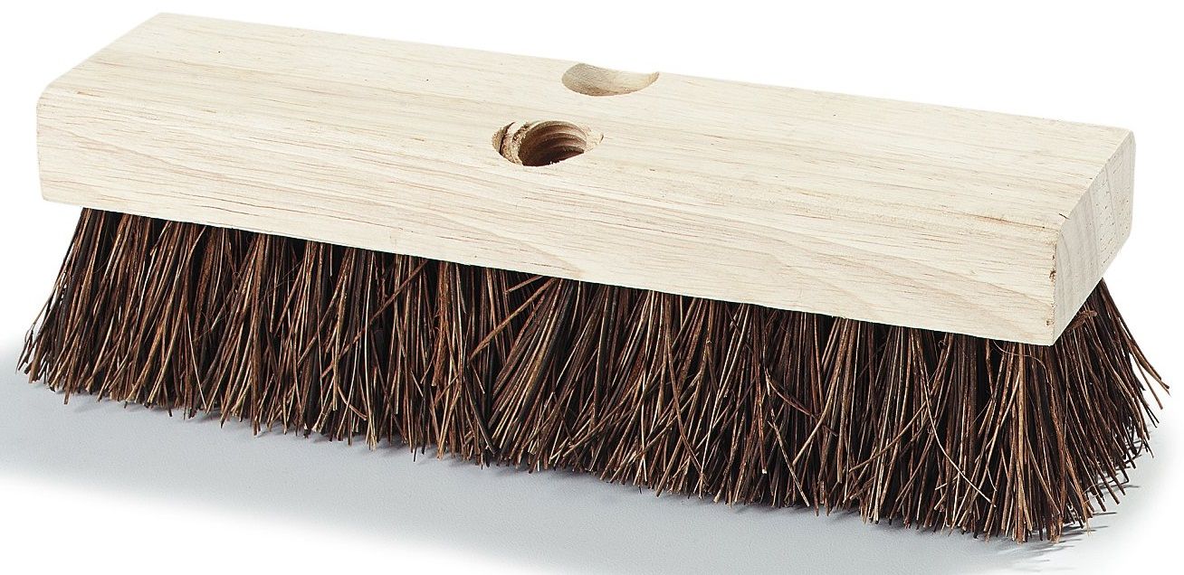 Carlisle Flo-pac Palmyra Deck Scrub Brush, 10 Inch -- 12 Per Case