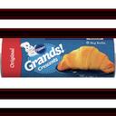 Grands Big and Flaky Crescents, 12 Ounce - 8 per pack -- 12 packs per case.
