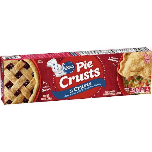 Pillsbury Ready To Bake Rolled Pie Shell Crust, 14.1 Ounce -- 12 per case