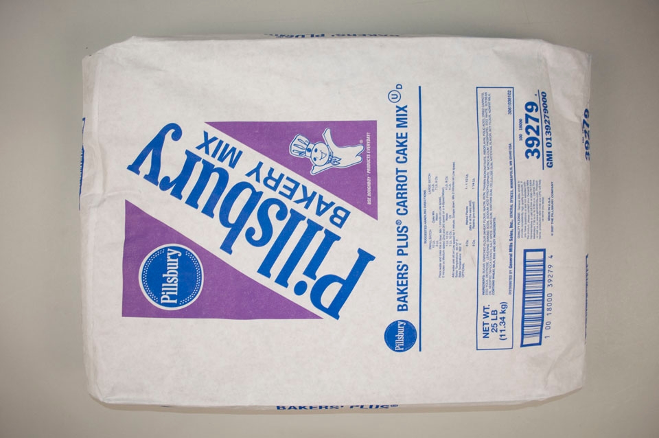 Pillsbury Bakers Plus Carrot Cake Mix, 25 Pound -- 1 Case