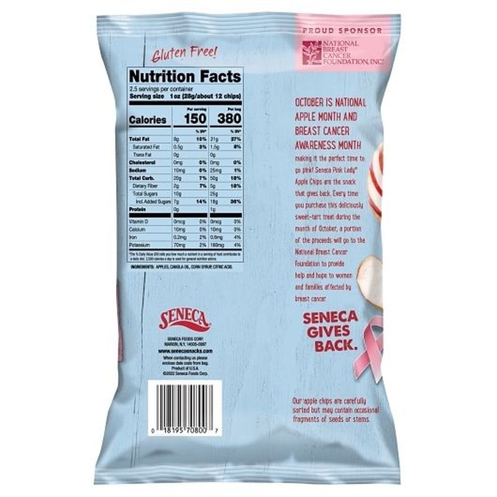 Seneca Pink Lady Apple Chips, 2.5 Ounce -- 12 per case