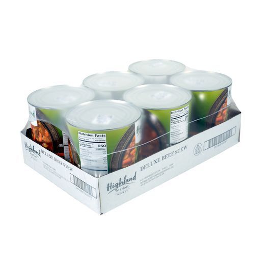 Highland Market Merit Deluxe Beef Stew, 106 Ounce -- 6 Per Case