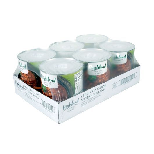 Highland Market Merit Chili Corn Carne without Beans, 108 Ounce -- 6 per case